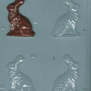 Small Sitting Bunny 3D makes 2 figures 4 cavity Each