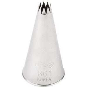 #1B=861K French Star Pastry Tube Each
