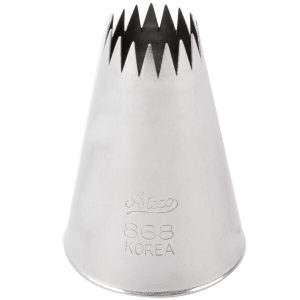 #8B=868K French Star Pastry Tube Each
