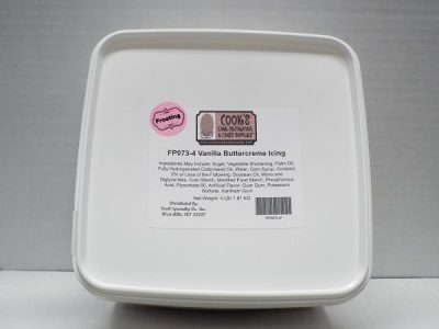 Vanilla Buttercreme Icing 4 lb
