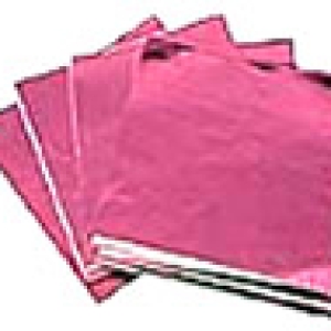 Foil Wrappers Pink 3″x 3″ approx 500 Count