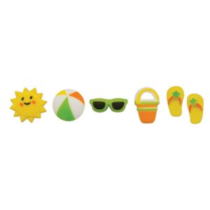 Summer Fun Assortment Dec-Ons 5/8″ – 1 1/2″ 7 count