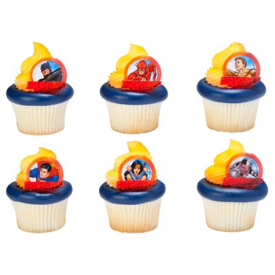 Justice League Brave & Bold Rings 12 count