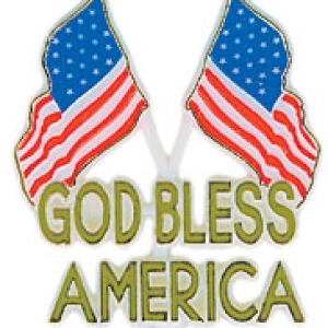 God Bless America with Flag Pick 6 count