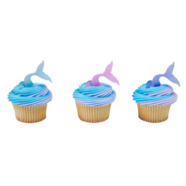 Mermaid Tail Wrap Rings 12 count
