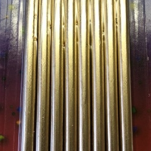 Gold Long Candles 8 count