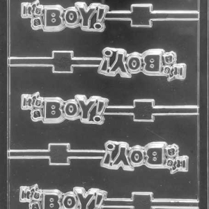 It’s a Boy Sucker Candy Mold 6 cavity