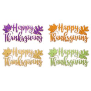 Happy Thanksgiving Layon 5″ x 2 1/4″ Each