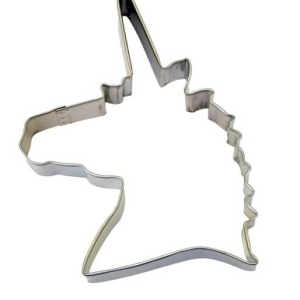 Unicorn Head Cookie Cutter 4 3/4″ Each