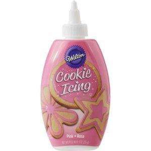 Cookie Icing in Bottle Pink 9 oz