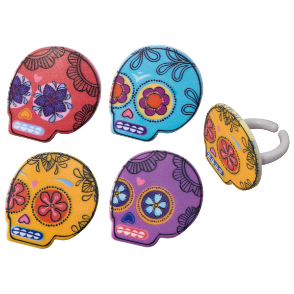 Dia de Los Muertos Spirit Rings 12 count - Image 2