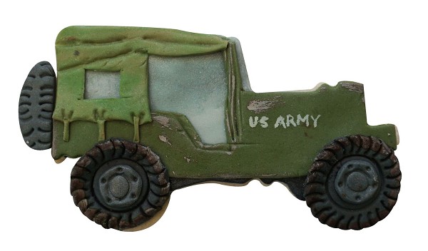 Military Truck Cookie Cutter 4.25" Each - Image 2