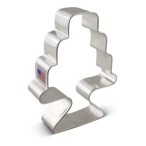 Cake with Stand Cookie Cutter 3.5" Each