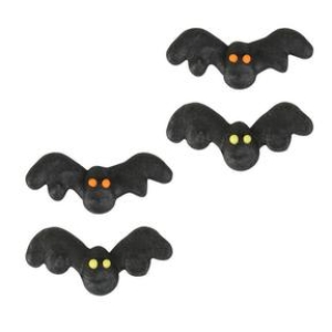 Black Bats Royal Icing 12 count