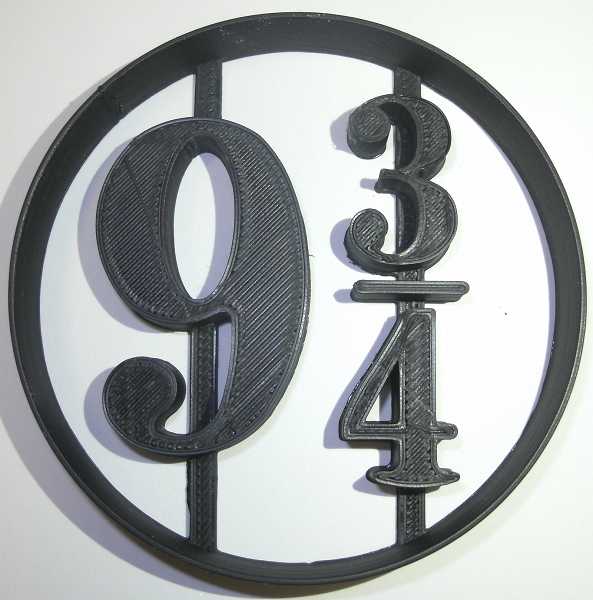 Harry Potter 9 3/4 Cookie Cutter Each