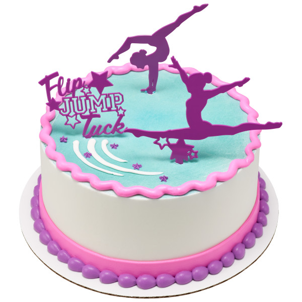 Flip, Jump, Tuck (Gymnastics) Cake Kit Each - Image 2