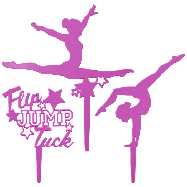 Flip, Jump, Tuck (Gymnastics) Cake Kit Each - Image 3