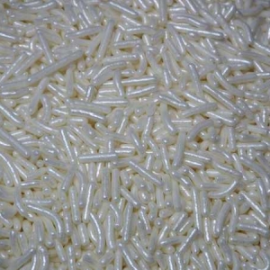 White Pearl Bits Sprinkles 6 oz