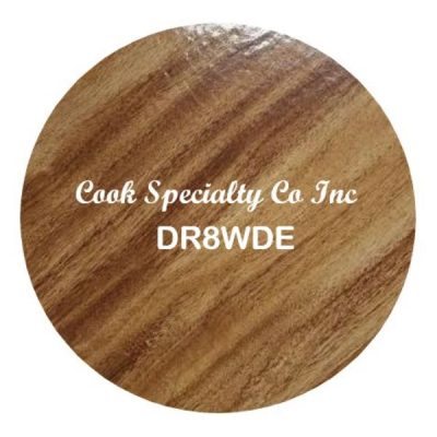 8" Wood Grain Round Drum Each