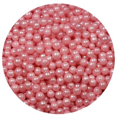 Pink Pearl Beads (4MM) 6 oz