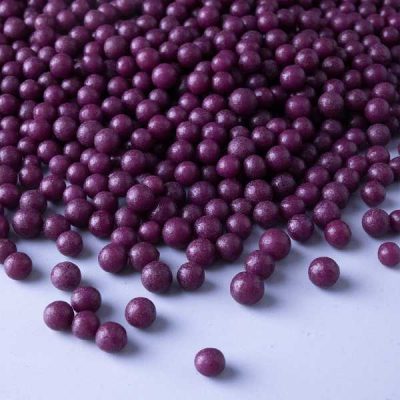 Purple (Plum) Beads (4 MM) 6 oz