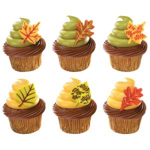 Fall Leaves DecoPics 12 count
