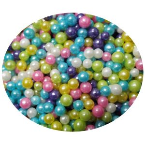 Pearl Beads Rainbow (4MM) 6 oz.