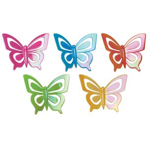 Butterflies Iridescent Assorted 2 count