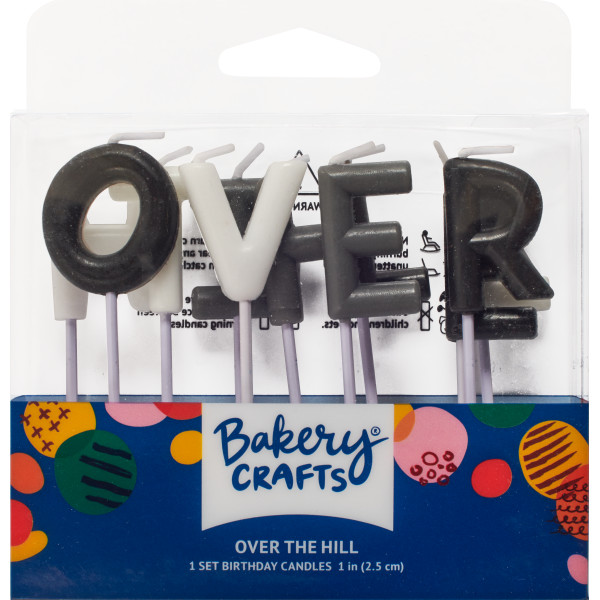 Over the Hill Letter Candles Set