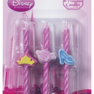 Disney Princess Icon Candles 6 count