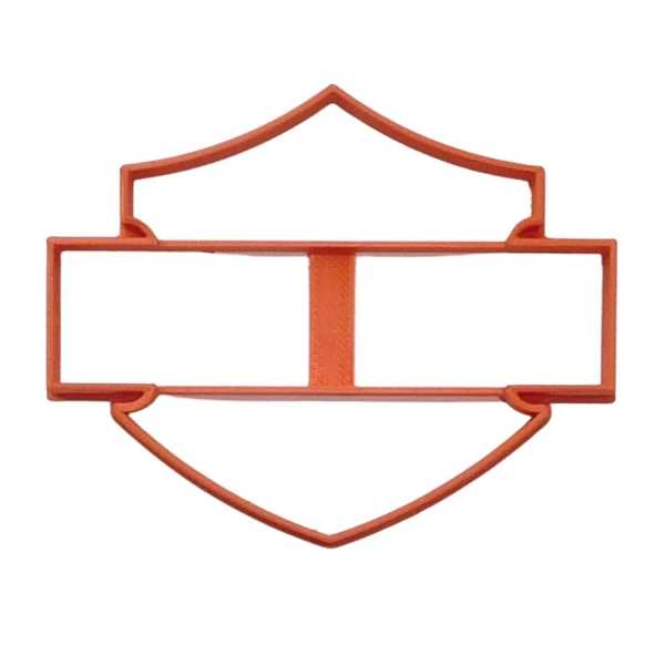 Harley Davidson Logo Outline Cookie Cutter Each