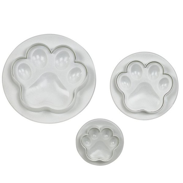 Paw Print Plunger 3CM-6CM 3 count