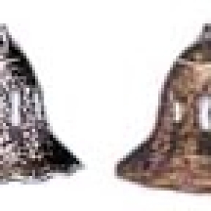 Gold Lace Bell 2″ 6 count