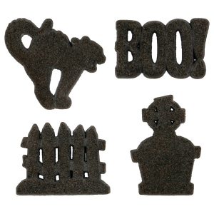 Halloween Silhouette Assortment Dec-Ons 6 count