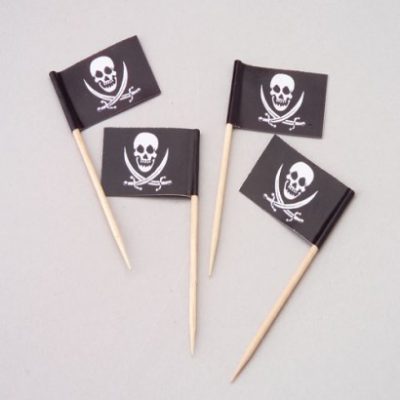 Pirate Flag Picks 12 count