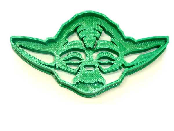 Star Wars Yoda Face Cookie Cutter 4 1/4" x 2" x 5/8" each