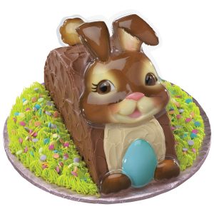 Bunny DecoPlacs Brown Each