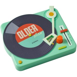 Older Than Record Player DecoSet Each