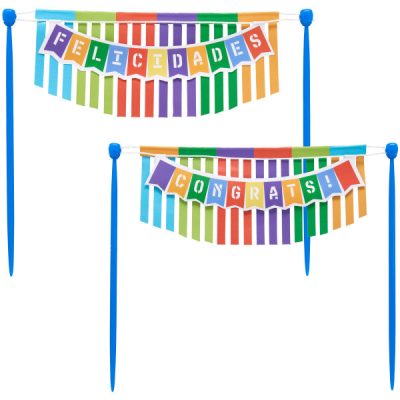 Felicidades Congrats Banner Layon each