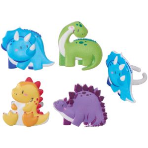 Cutsie Dinosaur Cupcake Rings 12 count