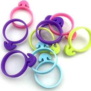 Pastry/ Icing Bag Ties Reusable Silicone 4 count