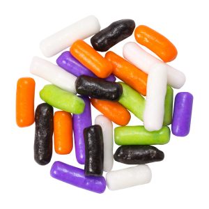 Halloween Blend (Purple, Orange, Black, Lime Green, White) Sprinkle Mix 6 ounce