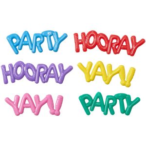 Bright Balloon Words Cupcake Layons 12 count