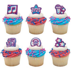 Super Star Assortment Cupcake Rings 12 count