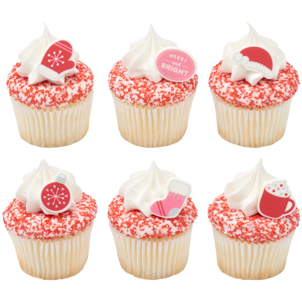 Merry & Bright Sweet Decor Edible Decorations 12 count - Image 3