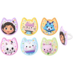 Gabby’s Dollhouse Magical Cupcake Rings 12 count