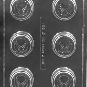 US Air Force Cookie Mold 6 Cavity Each