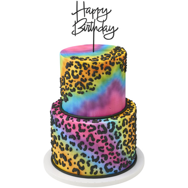 Happy Birthday Black Vertical Layon each - Image 3