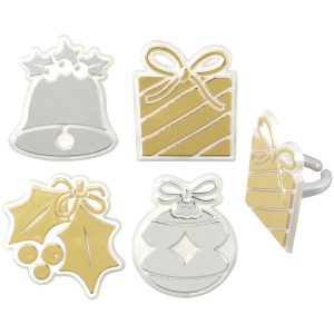 Holly Jolly Cupcake Rings 12 count