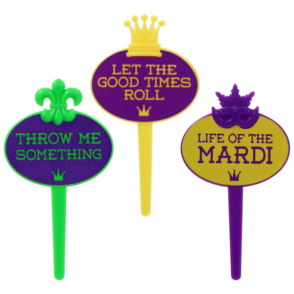 Life of the Mardi DecoPics 12 count
